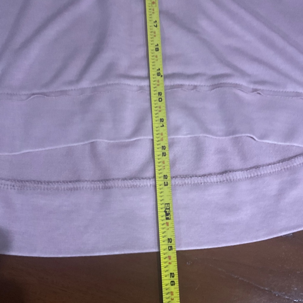 Mudd Pink Light Weight Pullover with Lace up Details  Size M. NWOT - Picture 5 of 6
